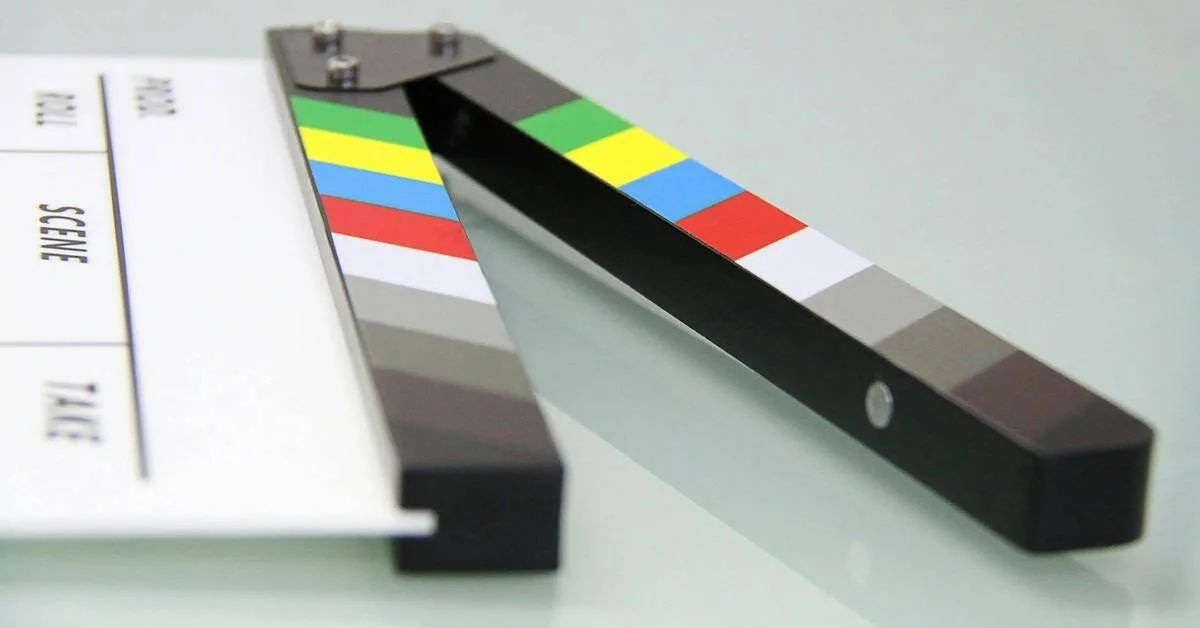 Clapperboard for Movie Production and Filming.